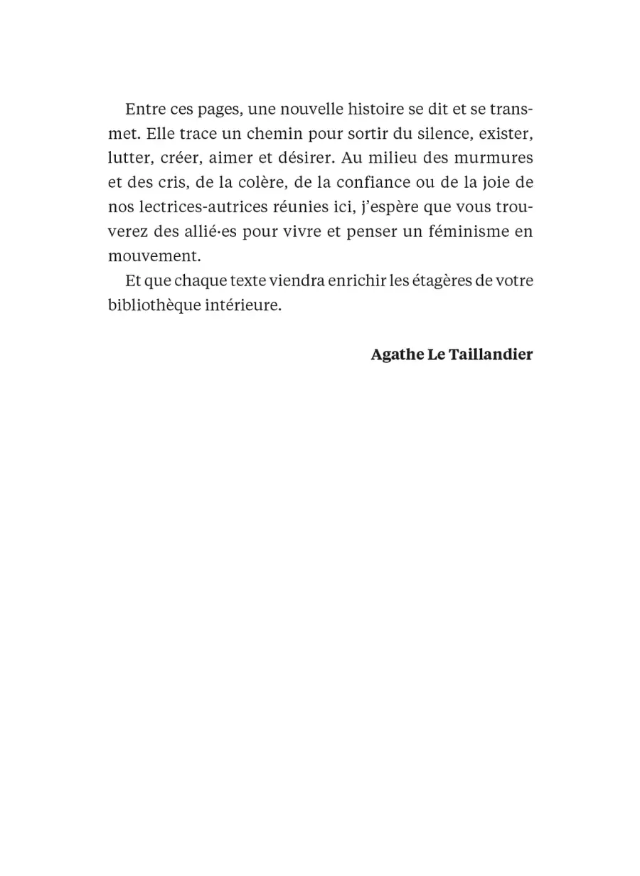 Une bibliothèque féministe