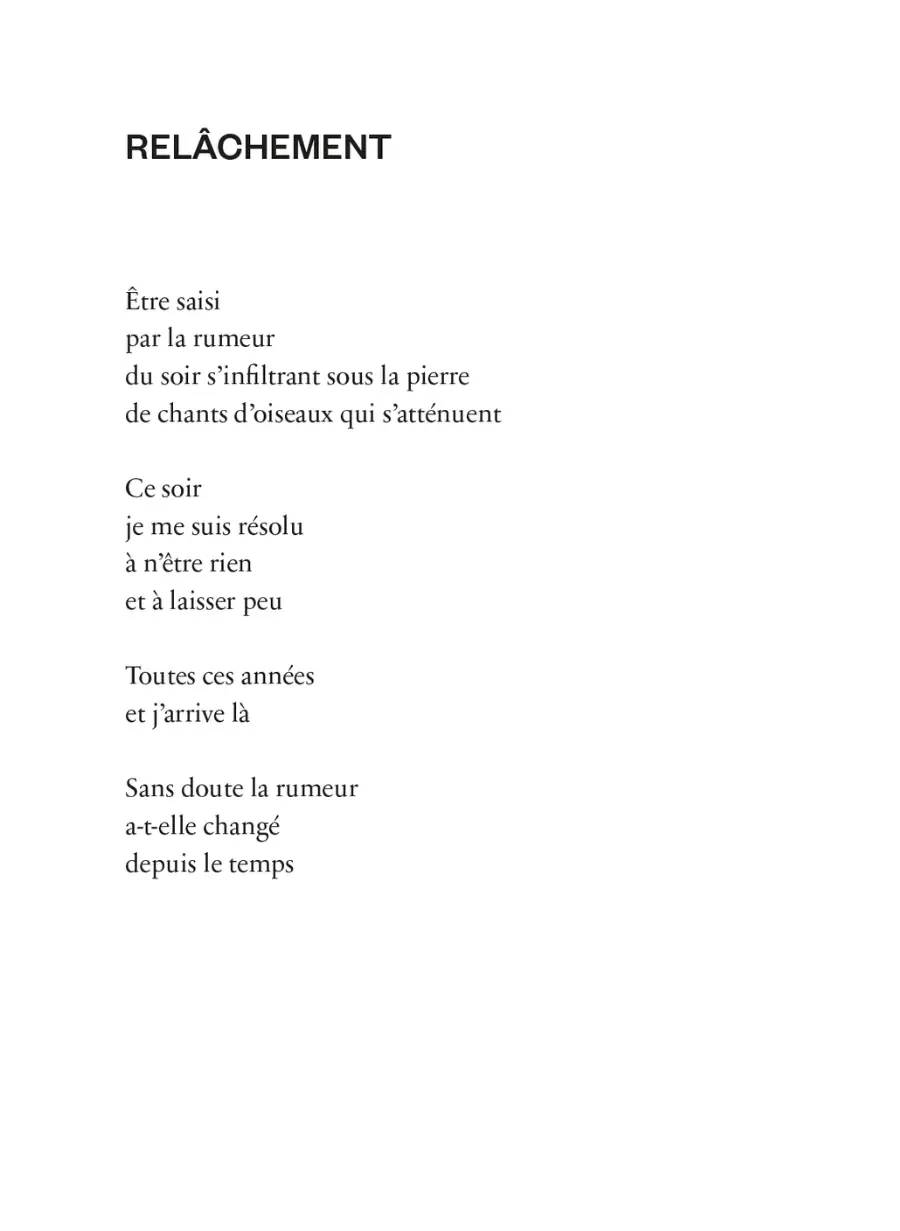 Le Présent impossible