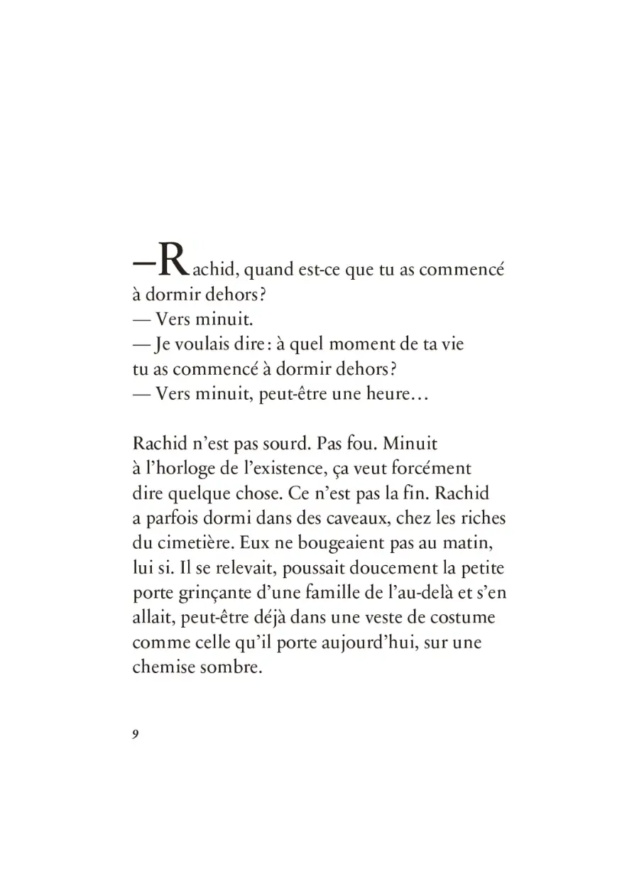 Nous nous parlons d'un lieu où tout est fragile