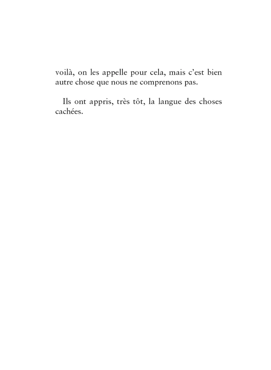 La langue des choses cachées Cécile Coulon