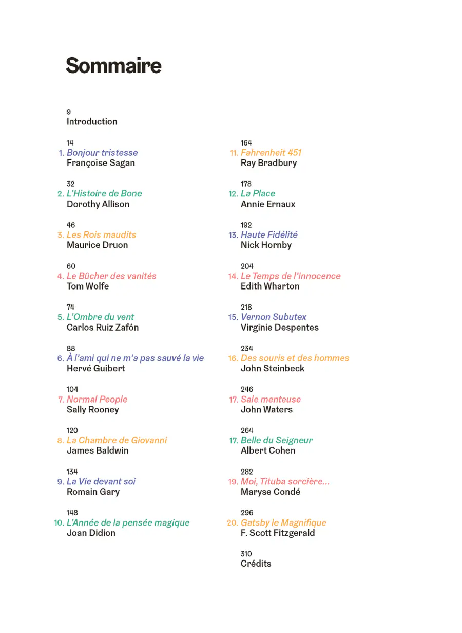 Liste de lecture ambre chalumeau